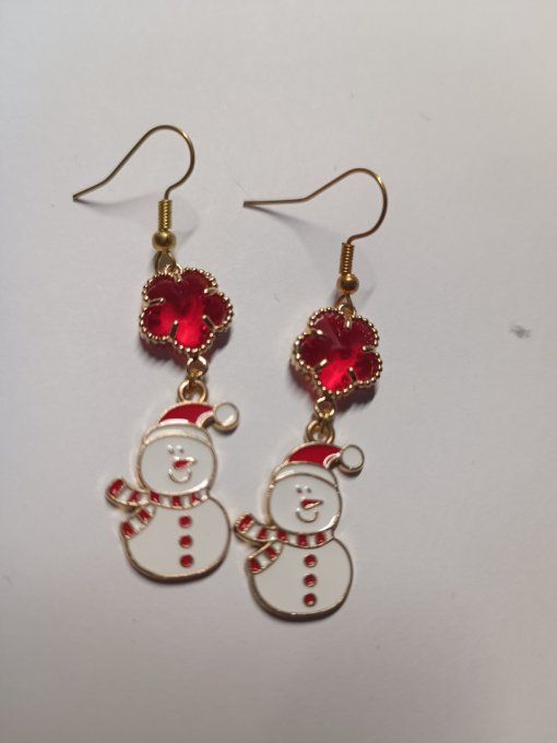 Boucles d'oreilles noël 3