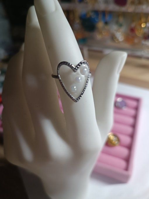 Bague coeur